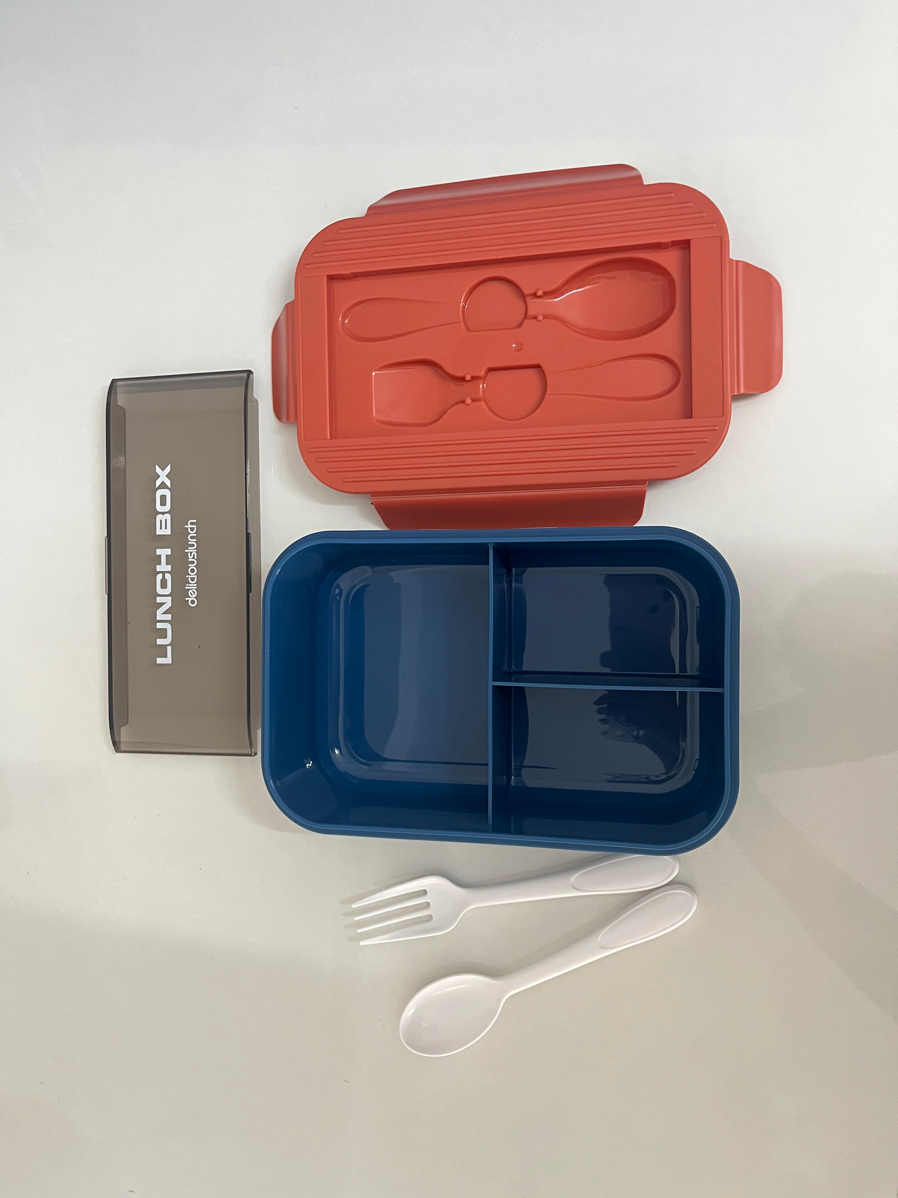 Premium Leak-Proof Lunch Box with Utensils | Durable, Compact & Easy to Clean – Perfect for School, Office & Travel