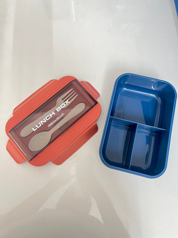 Premium Leak-Proof Lunch Box with Utensils | Durable, Compact & Easy to Clean – Perfect for School, Office & Travel