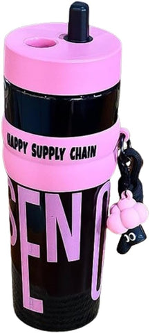 Plastic Water Bottle with Chug Lid and Carry Handle – Reusable BPA-Free Hydration Bottle for Daily Use – Bottle for Gym,School,Travel, Office and Outdoor Hydration Needs