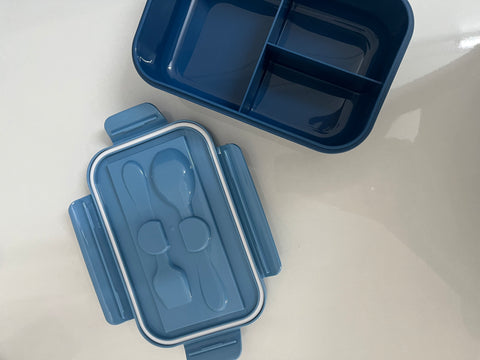 Premium Leak-Proof Lunch Box with Utensils | Durable, Compact & Easy to Clean – Perfect for School, Office & Travel