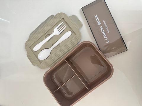 Premium Leak-Proof Lunch Box with Utensils | Durable, Compact & Easy to Clean – Perfect for School, Office & Travel