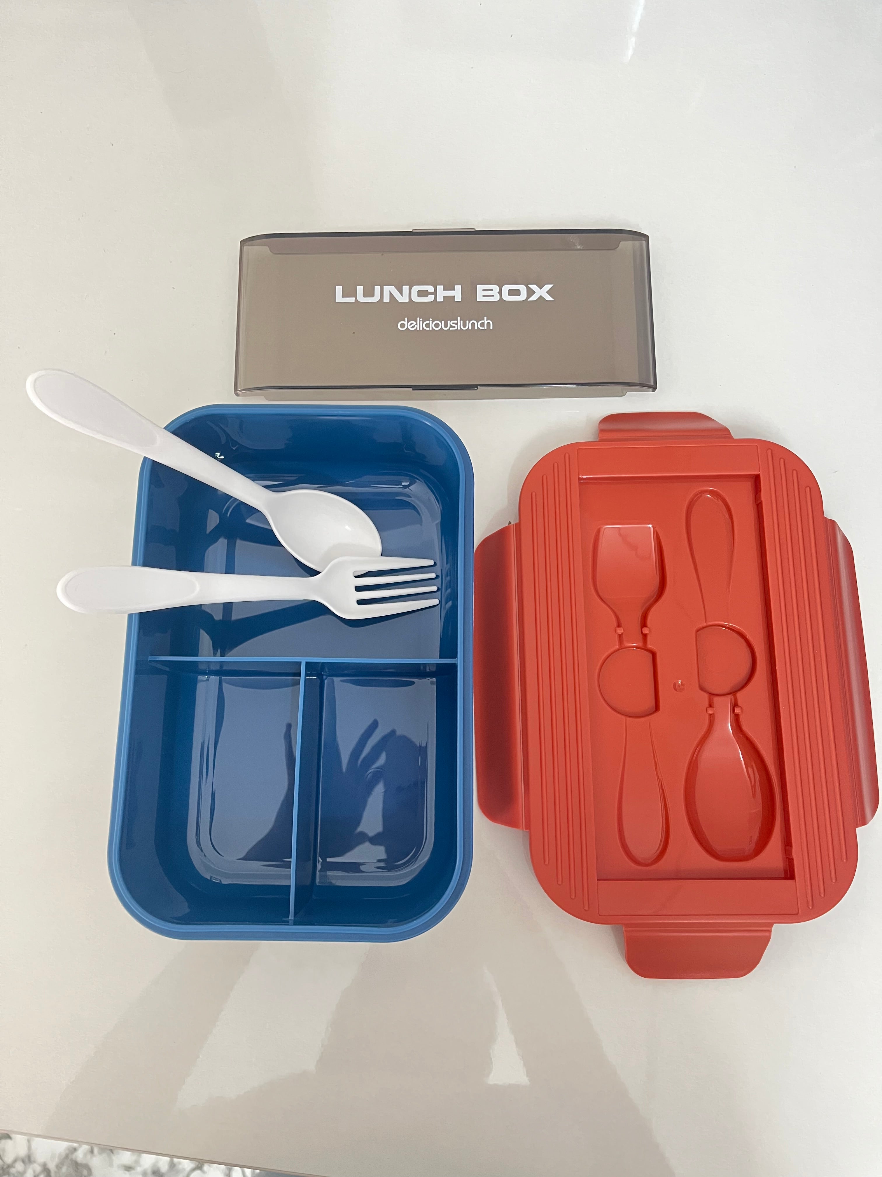 Premium Leak-Proof Lunch Box with Utensils | Durable, Compact & Easy to Clean – Perfect for School, Office & Travel