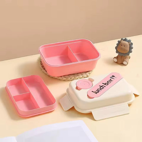Stylish Lunch Box Set - Food Storage Leakproof with Spoon and Bottle(Cup)| Plastic Insulated Tiffin Box | Ideal for School, Office, Picnic