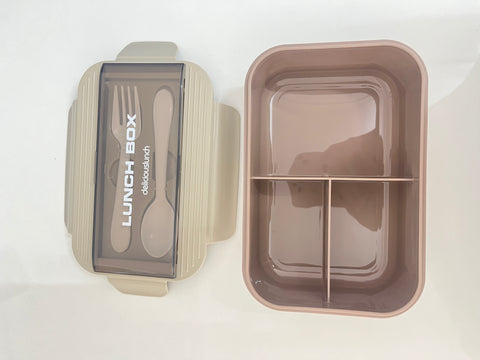Premium Leak-Proof Lunch Box with Utensils | Durable, Compact & Easy to Clean – Perfect for School, Office & Travel