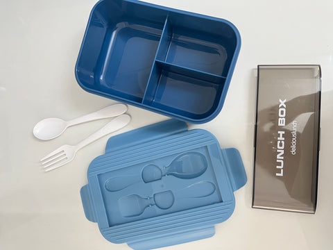 Premium Leak-Proof Lunch Box with Utensils | Durable, Compact & Easy to Clean – Perfect for School, Office & Travel