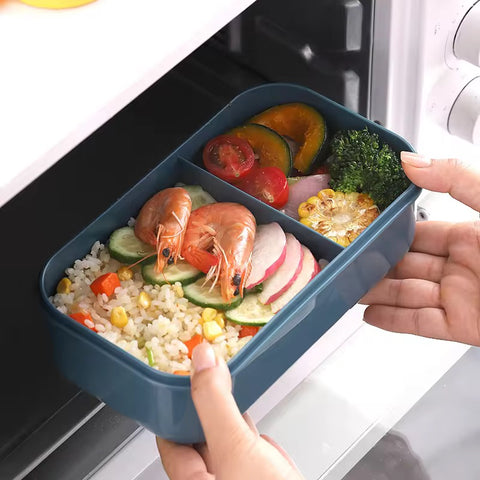 Leakproof Camera Style Bento Lunch Box- Food Container with Spoon and Fork,Portable Microwave Safe and Stylish for Work School Picnic Outdoor