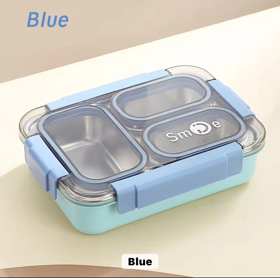 PU Insulated Lunch Box | Inner Stainless Steel Compartment | & | Leakproof Plastic Lunch Box Compartments Stylish Food Container with Secure Lid