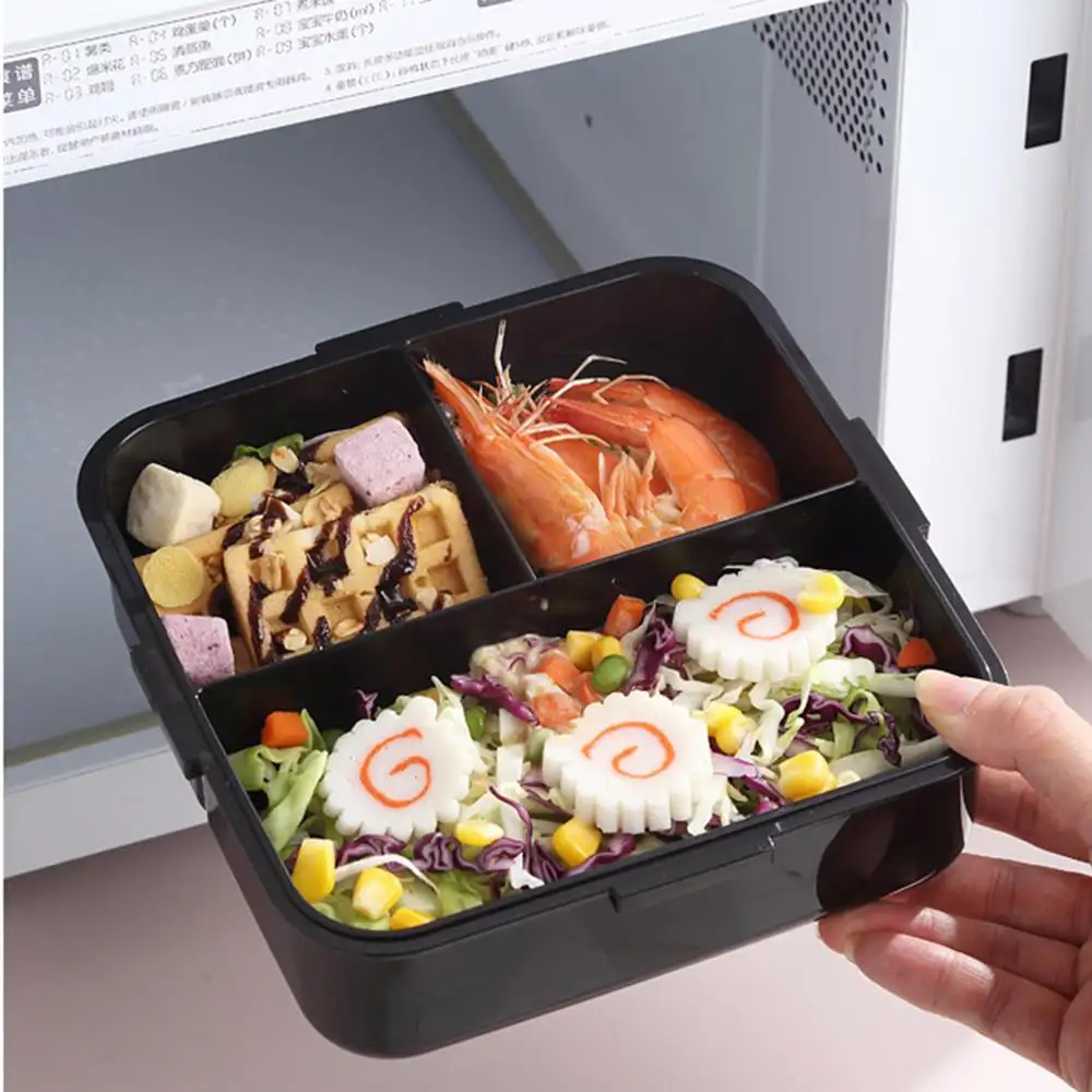 Panda Lunch Box 2 Layer Lunch Box Comes with 1 Small Container & 1 Spoon| Ideal for School, Picnic, Office & Outdoor