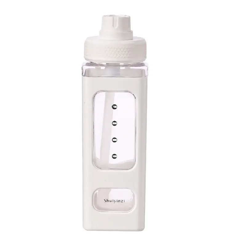 Stylish & Cute Transparent Water Bottle with Flip Top Sipper – Ideal for Ofiice,Traval, School| Compact, Trendy & Reusable (Green)