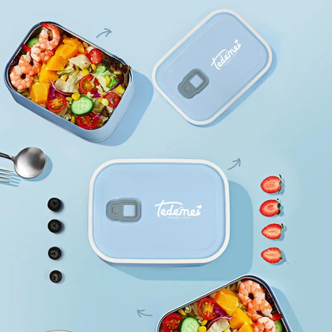 Stylish Stainless Steel Lunch Box for Adults & Kids | Leakproof Bento Box with Inner Tray | Reusable, BPA-Free Food Storage Container