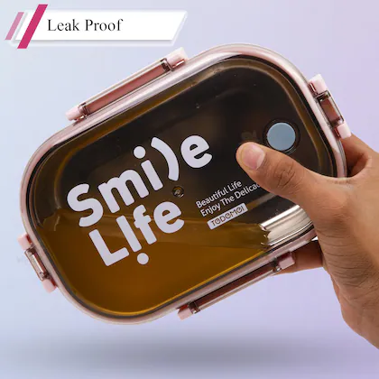 Lunch Box with Stainless Steel Interior and Vacuum Insulated Leak-Proof Lid – BPA-Free Material for Hot and Cold Meals – Ideal for School,Office,Travel and Picnics